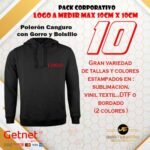 Polerones corporativos – Pack 10