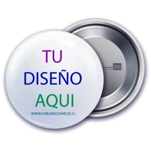 Chapas alfiler personalizadas Chile – promociona tu marca con estilo