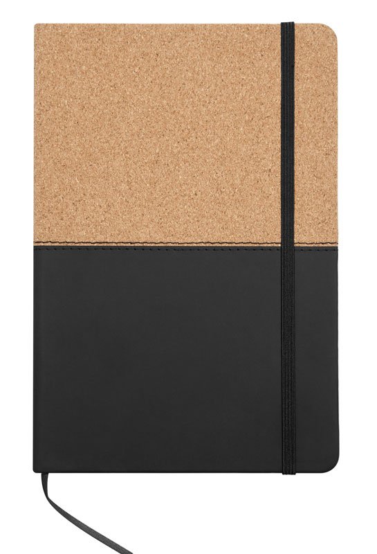 Libreta Grecia T535 personalizada Chile – Cuaderno corporativo elegante con cierre elástico