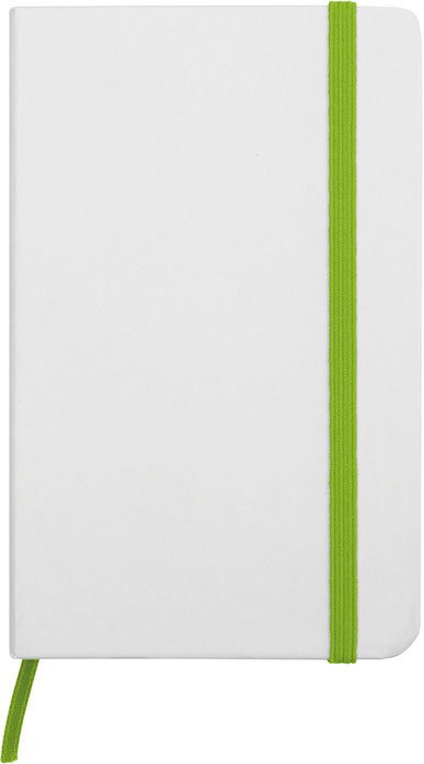 Libreta pequeña blanca personalizable – T524 (tamaño A6)