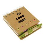 Memo Set Ecológico con Bolígrafo Personalizado – Modelo N12